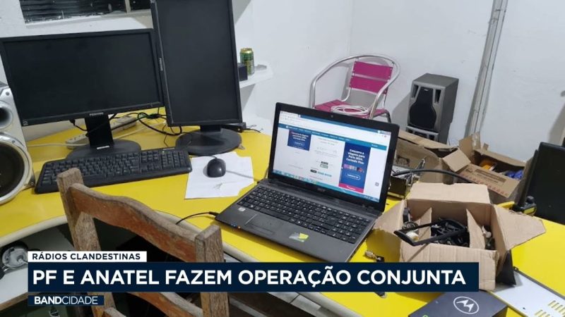 PF e Anatel fazem operação conjunta contra rádios piratas