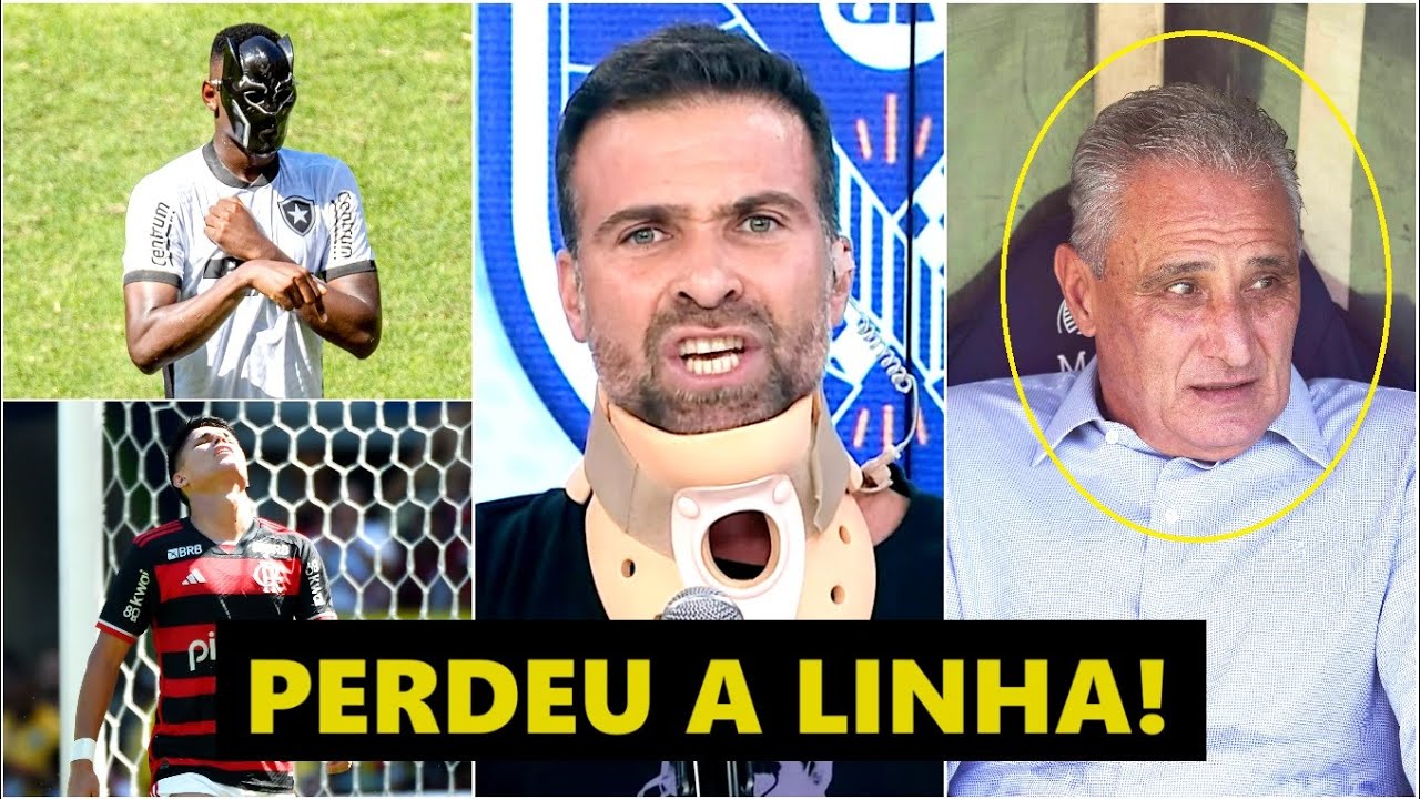 PILHADO PISTOLOU! “O Flamengo do Tite tá UMA BOS%@! PERDEU pro Botafogo, e TEM UM BANDO de…”