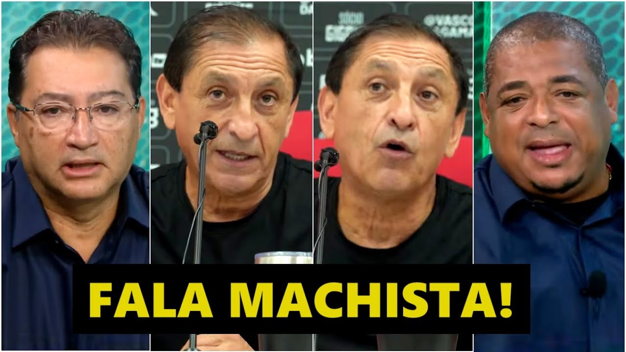POLÊMICA! “Gente, essa FALA do técnico do Vasco…” Comentário MACHISTA de Ramón Díaz PROVOCA DEBATE