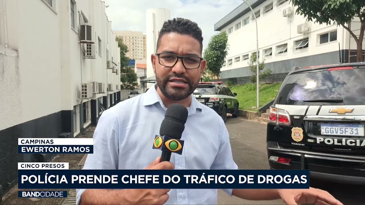 Polícia prende chefe do tráfico de drogas