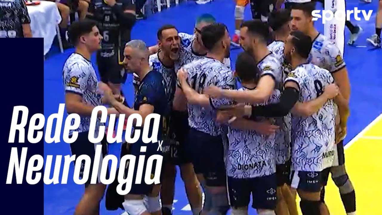 REDE CUCA 0 X 3 NEUROLOGIA ATIVA | MELHORES MOMENTOS | SUPERLIGA B MASCULINA DE VÔLEI | sportv