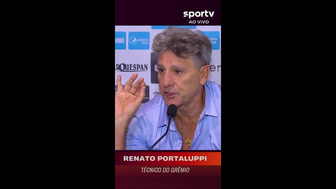 RENATO GAÚCHO EXPLICA POR QUE ABANDONOU BAHIA 1 X 0 GRÊMIO | #shorts | sportv