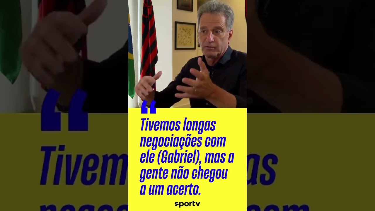 RODOLFO LANDIM FALA SOBRE A NEGOCIAÇÃO PARA RENOVAR COM GABIGOL | #shorts | sportv