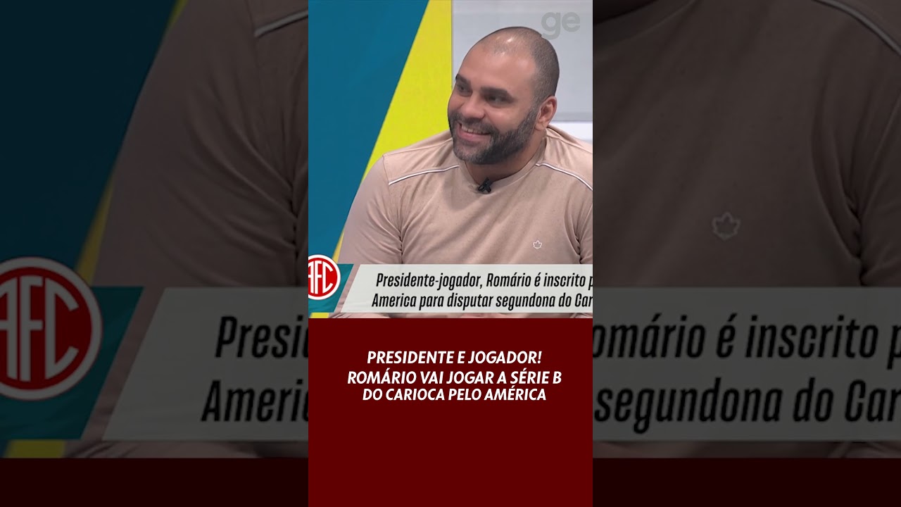 ROMARIO VAI VOLTAR A JOGAR FUTEBOL! VAI JOGAR O CARIOCA PELO AMÉRICA, VEJA DETALHES | #shorts | ge