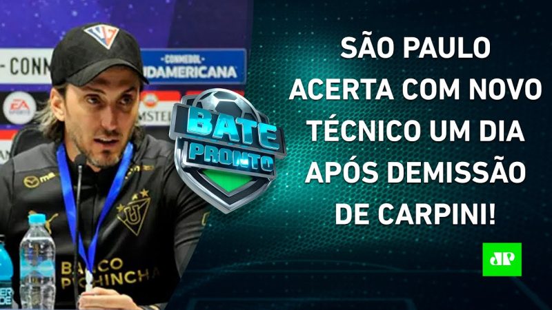 São Paulo FECHA com NOVO TÉCNICO; Palmeiras e Flamengo SE ENFRENTAM em JOGÃO! | BATE-PRONTO