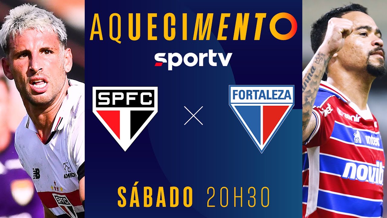 SÃO PAULO X FORTALEZA | AQUECIMENTO AO VIVO E COM IMAGENS  | BRASILEIRÃO 2024 | #live | sportv