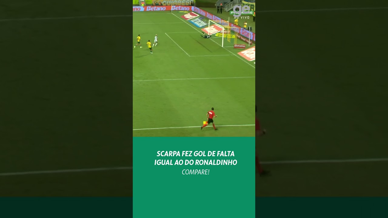 SCARPA X RONALDINHO! COMPARE OS GOLS DE FALTA PELO ATLÉTICO-MG | #shorts | ge.globo
