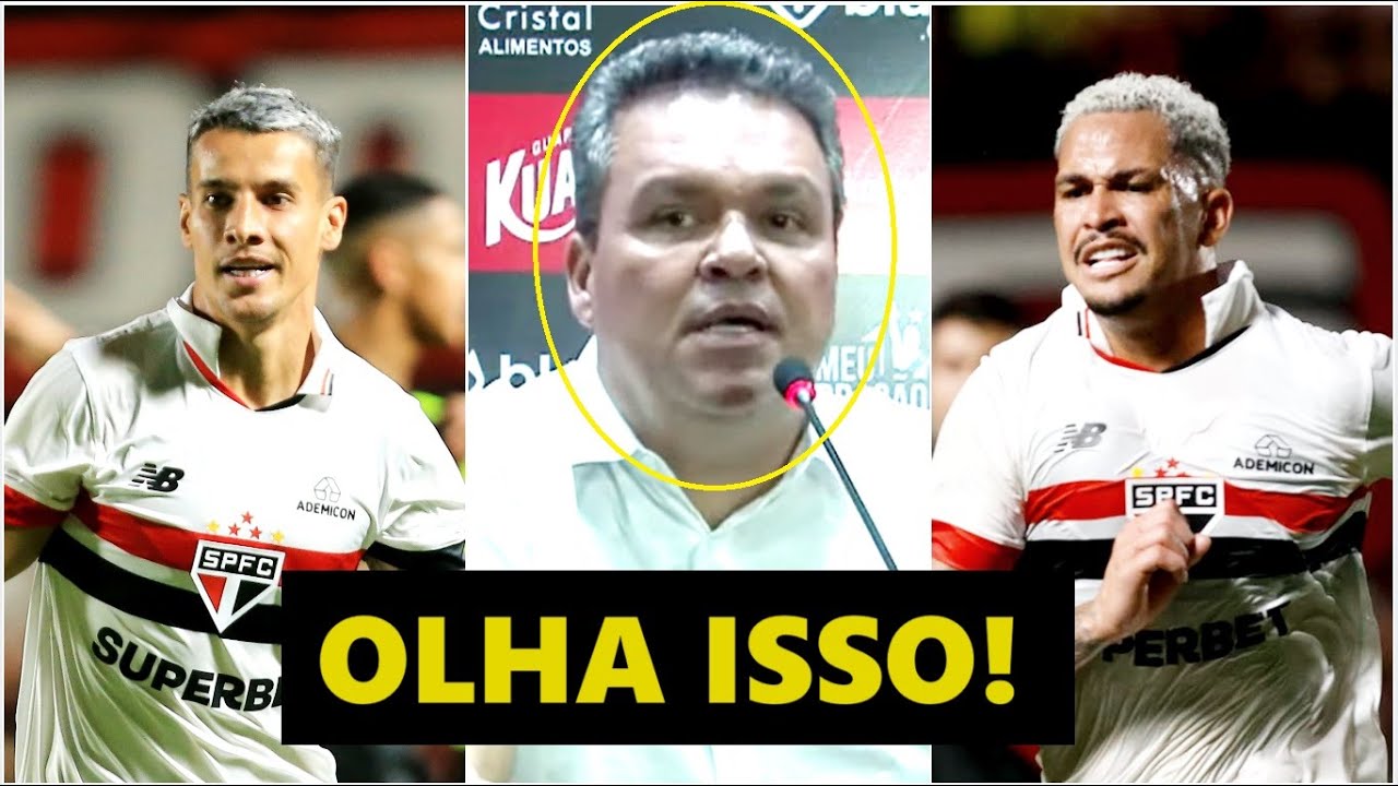SENSACIONAL! OLHA o que o presidente do Atlético-GO FALOU após DERROTA pro São Paulo! SURPREENDENTE!
