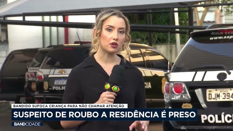 Suspeito de roubo a residência é preso