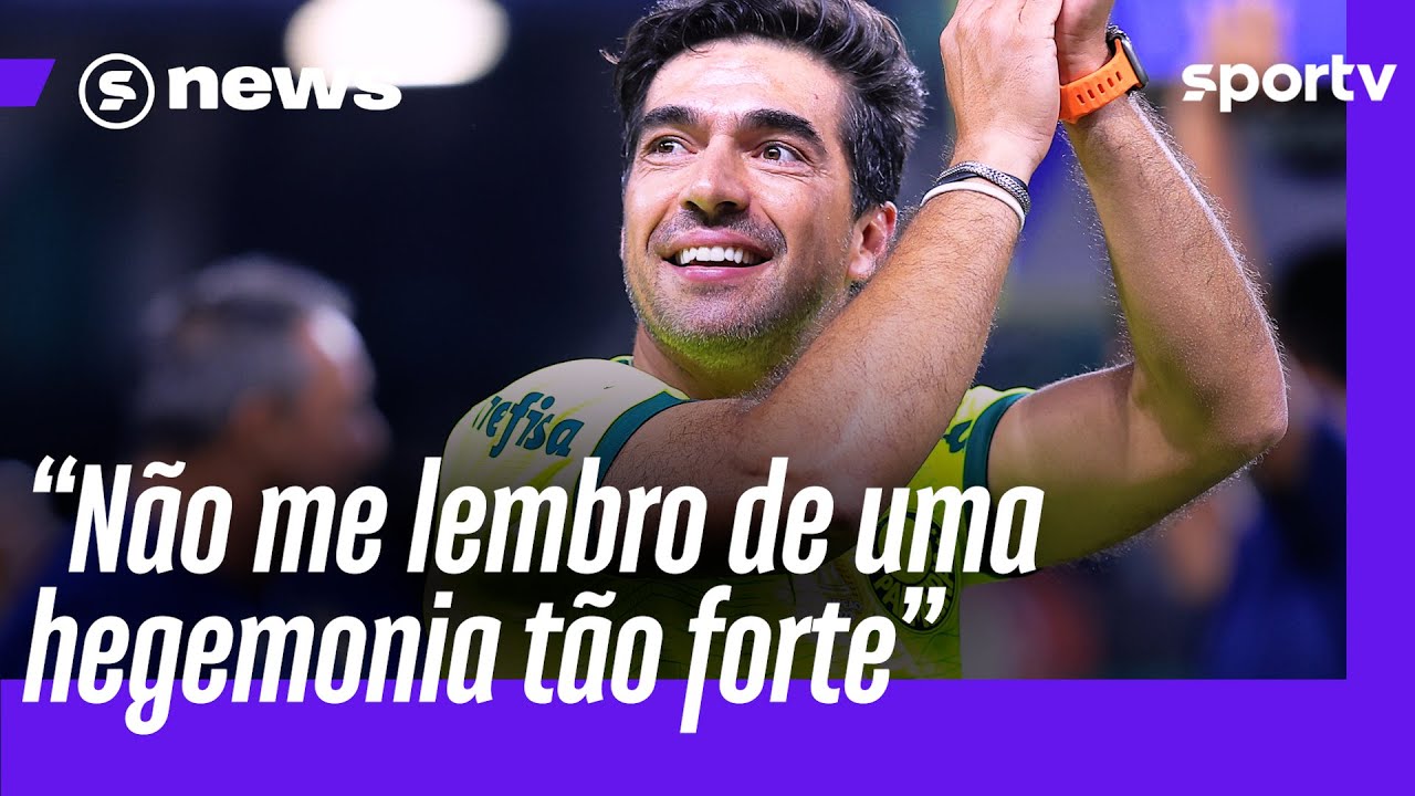 TRICAMPEÃO! PALMEIRAS LEVA PAULISTÃO E ABEL SE EMOCIONA COM MOSAICO DA TORCIDA | News | sportv