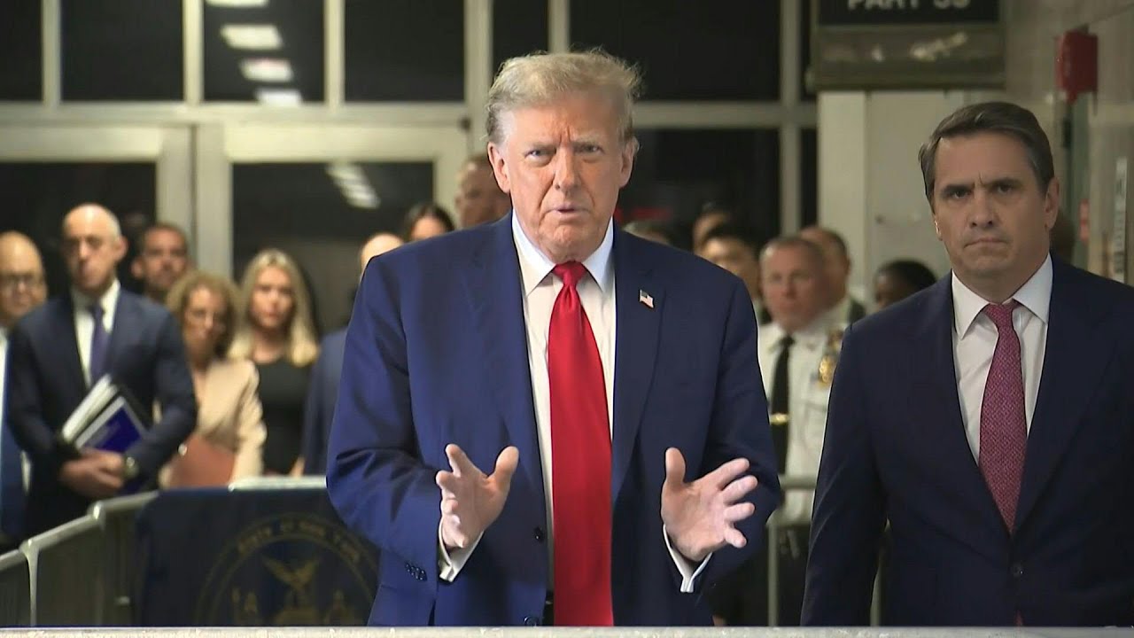 Trump denuncia ‘ataque’ aos EUA no 1º dia de julgamento histórico | AFP
