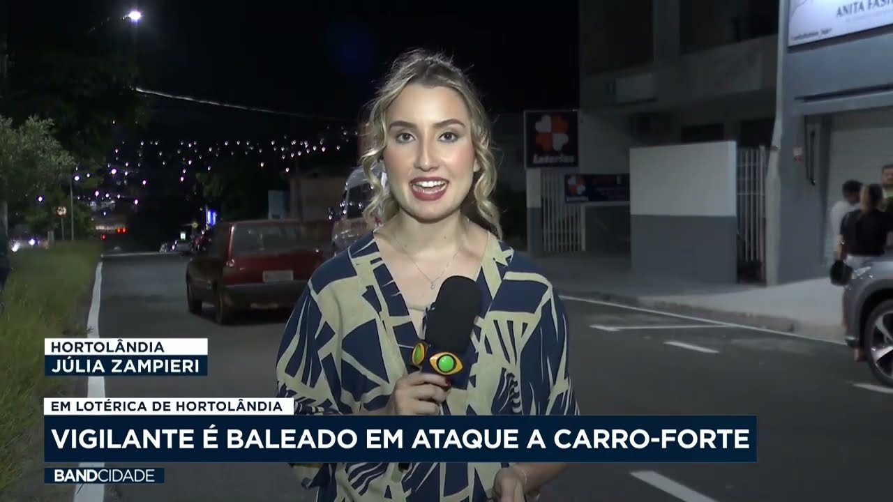 Vigilante é baleado em ataque a carro-forte em Hortolândia