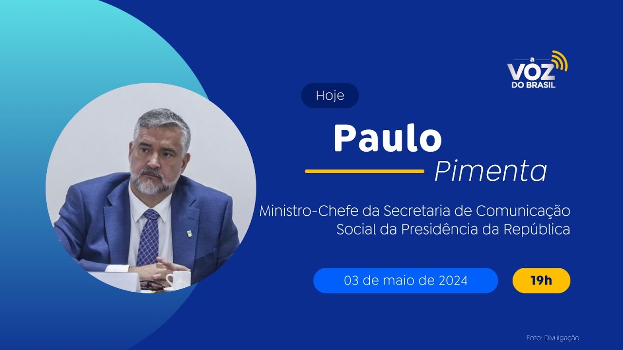🔴 PAULO PIMENTA | A VOZ DO BRASIL