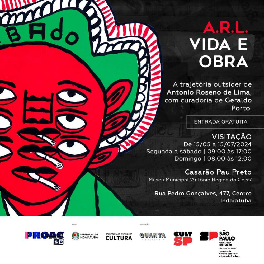 Casaro Pau Preto recebe a exposio “A.R.L. Vida e Obra” a partir do dia 15 de maio