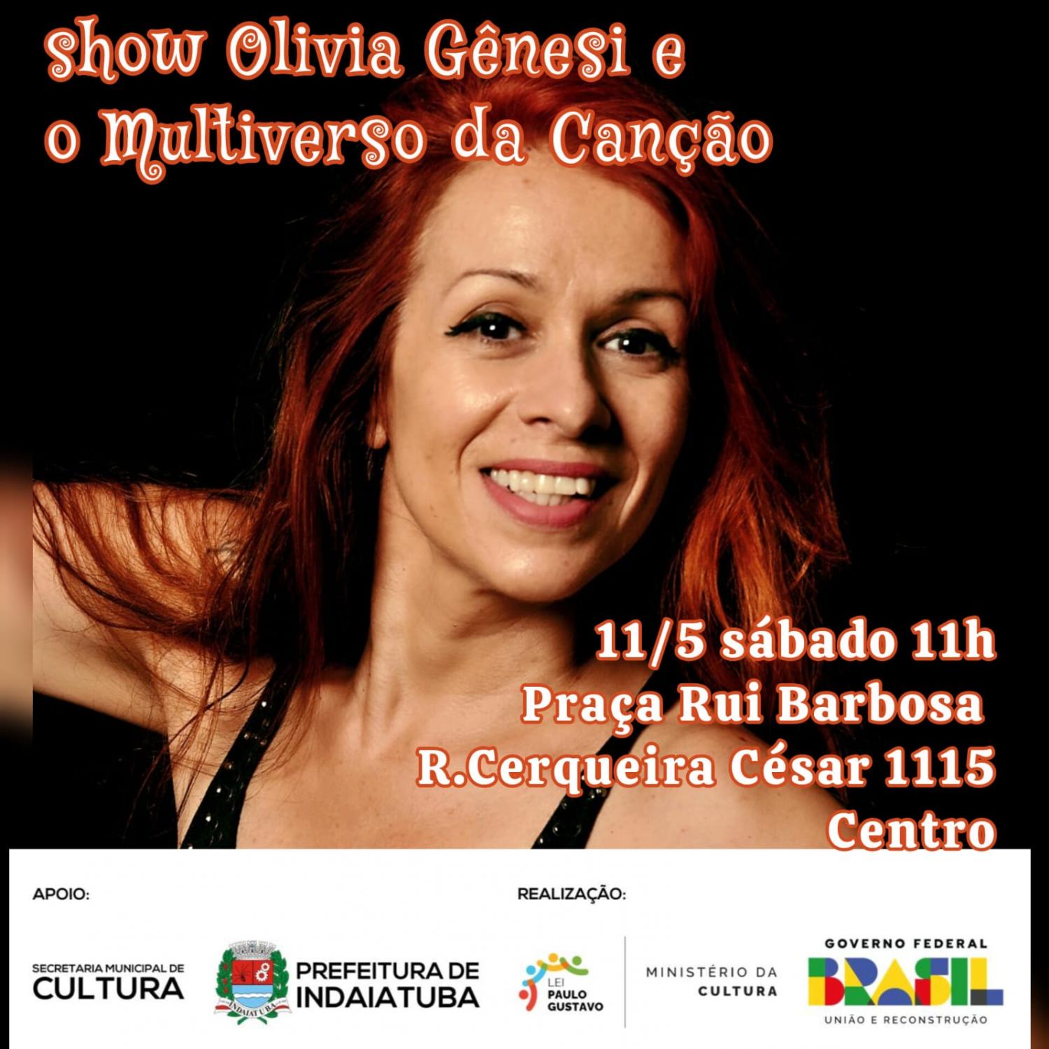 Olivia Gnesi realiza o show “Multiverso da Cano” no dia 11 de maio