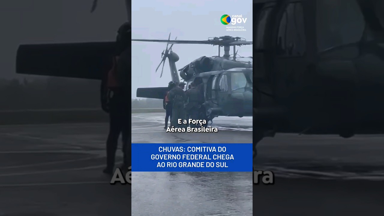 COMITIVA DO GOVERNO FEDERAL CHEGA AO RS #santamaria #riograndedosul #lula #governofederal