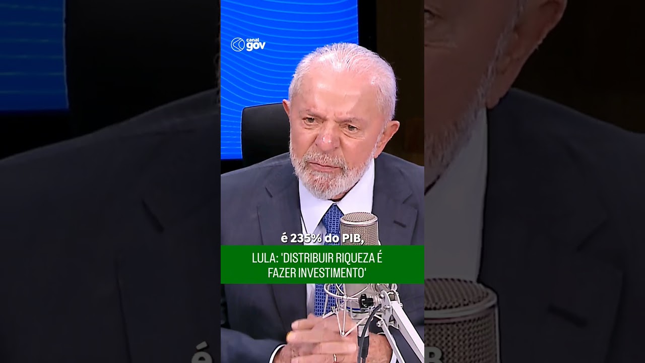 Distribuir riqueza é fazer investimento. #lula #governofederal #economia #brasil #governo