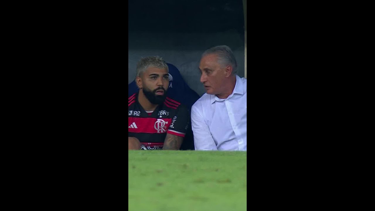GABIGOL DE VOLTA! TITE PASSA ORIENTAÇÕES PARA ATACANTE | FLAMENGO X AMAZONAS | #shorts | ge.globo