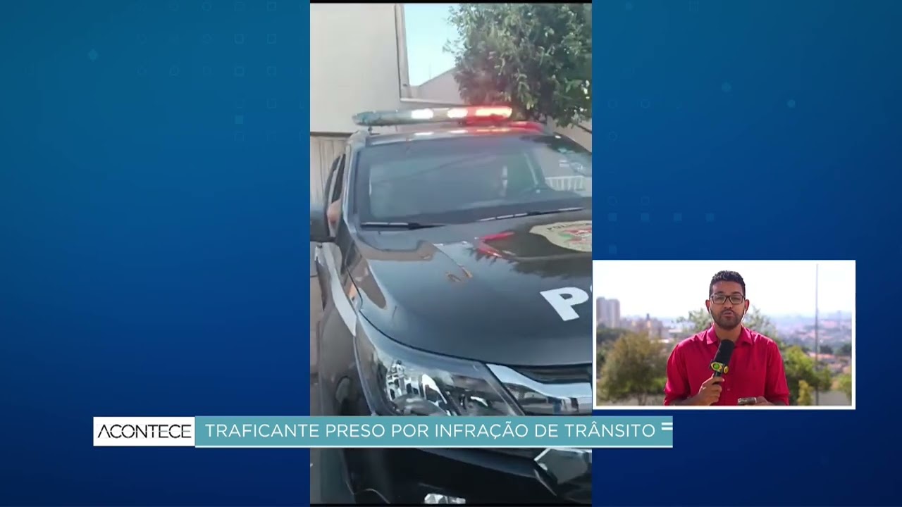 Homem membro de associação criminosa é preso por série de infrações de trânsito