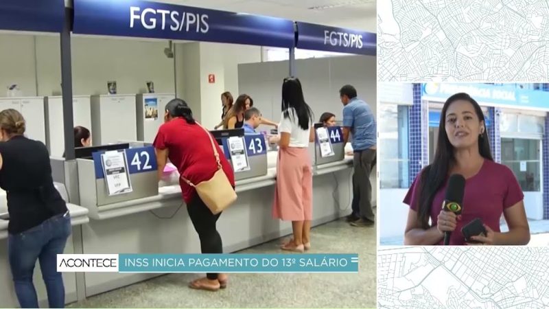 INSS começa a pagar 13º salário antecipado a quem recebe acima do mínimo
