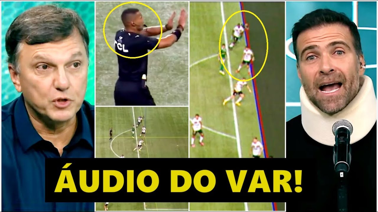 “ISSO É UM LIXO! UMA COISA GROTESCA!” ÁUDIO DO VAR do GOL ANULADO do Palmeiras PROVOCA DEBATE!