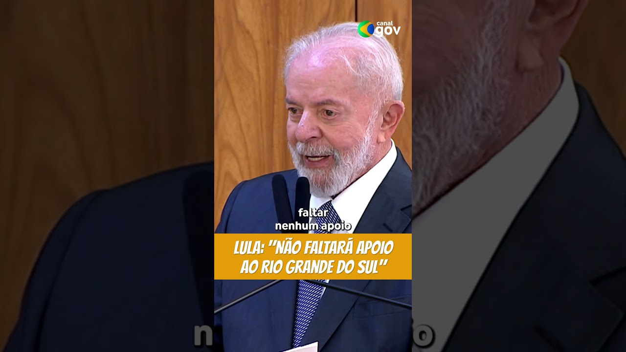 Lula: “O governo federal e seus 37 ministros estaremos à disposição do Rio Grande do Sul”
