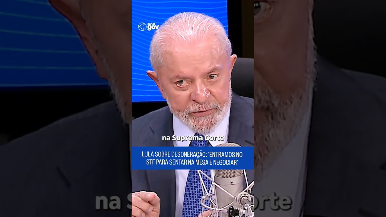 Lula sobre desoneração #lula #governofederal #desoneração #economia