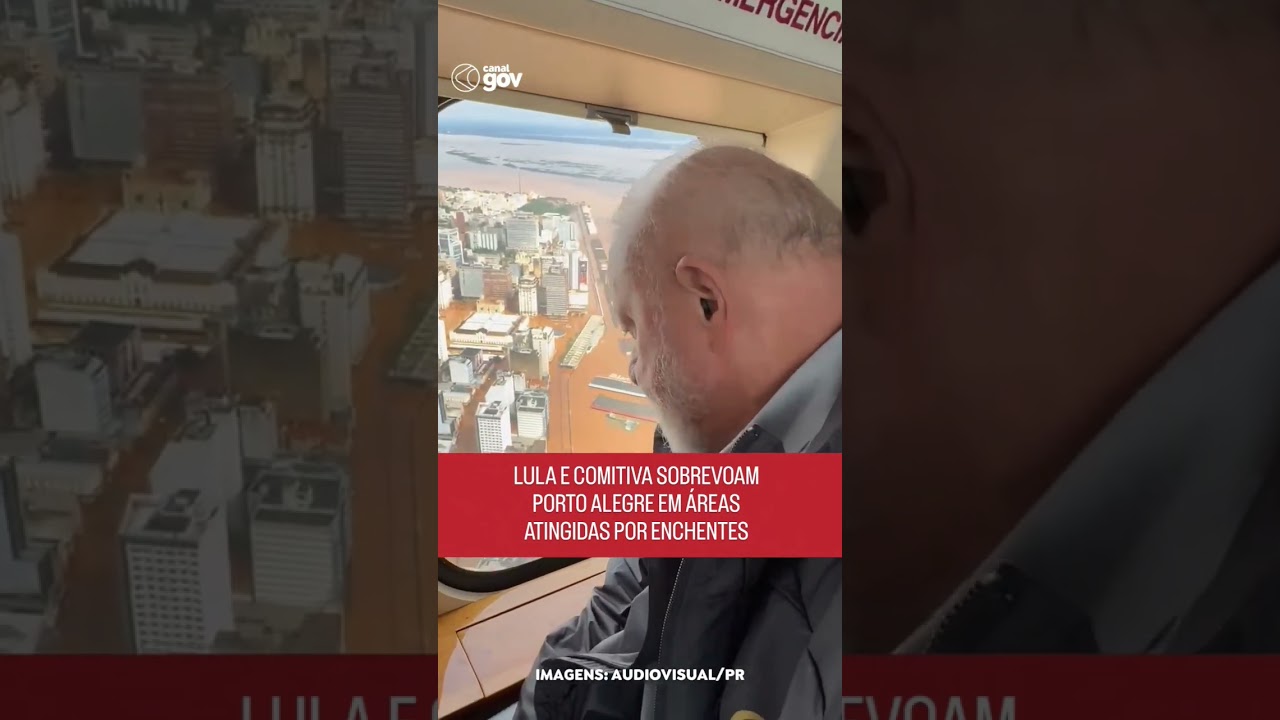 Lula sobrevoa Porto Alegre #lula #portoalegre #governofederal #riograndedosul #enchentes