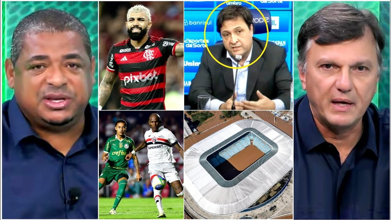 Presidente do Grêmio CITA Flamengo e paulistas ao COBRAR a PARALISAÇÃO do Brasileirão | VEJA DEBATE
