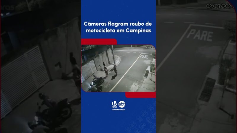 ROUBO 🏍 Homem tem motocicleta roubada e arremessa capacete contra ladrões em Campinas!