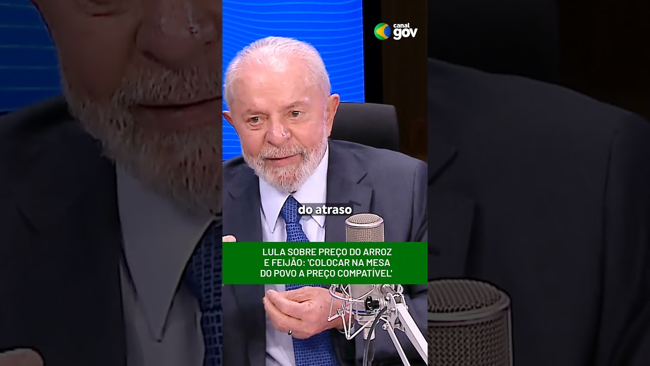 “Se for o caso, vamos #importar #arroz e #feijão”, diz #Lula sobre #preço dos #alimentos