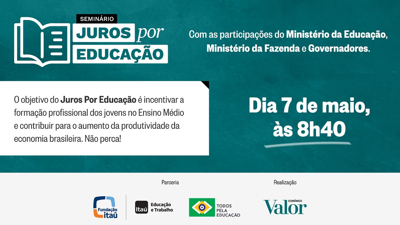 Seminário Juros por Educação