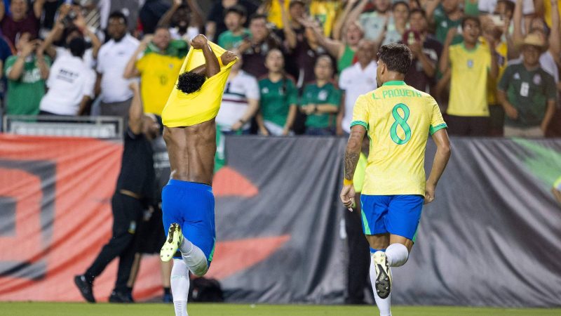 Endrick sai do banco, marca e define vitória do Brasil sobre o México – 09/06/2024 – Esporte