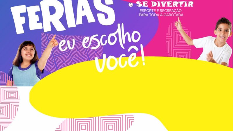 Esportes promove projeto de férias gratuito para crianças e adolescentes de 6 a 14 anos