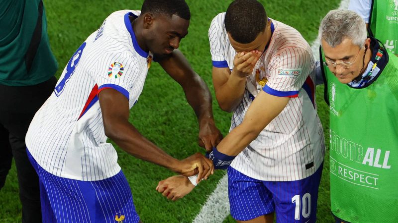 Mbappé fratura nariz em estreia da França na Eurocopa – 17/06/2024 – Esporte