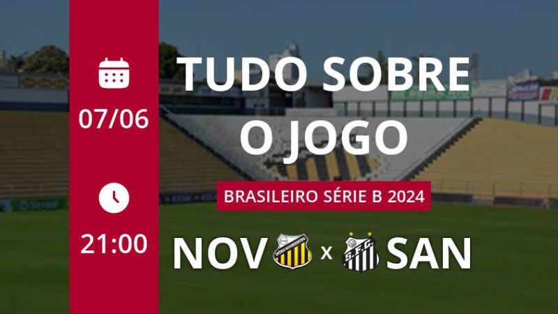 Novorizontino x Santos: placar ao vivo, escalações, lances, gols e mais