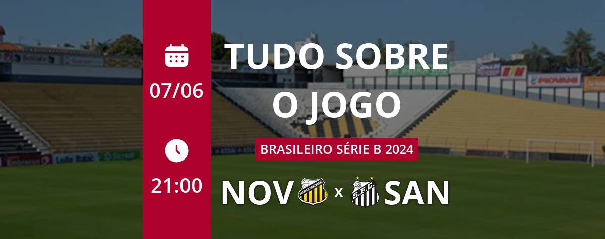Novorizontino x Santos: placar ao vivo, escalações, lances, gols e mais