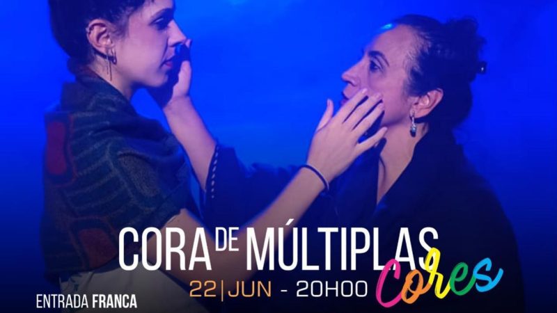 Peça "Cora de múltiplas cores" será apresentada no dia 22 de junho