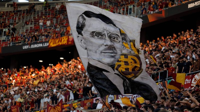 Selo de fundador fascista da Roma desencadeia protestos – 06/06/2024 – Esporte