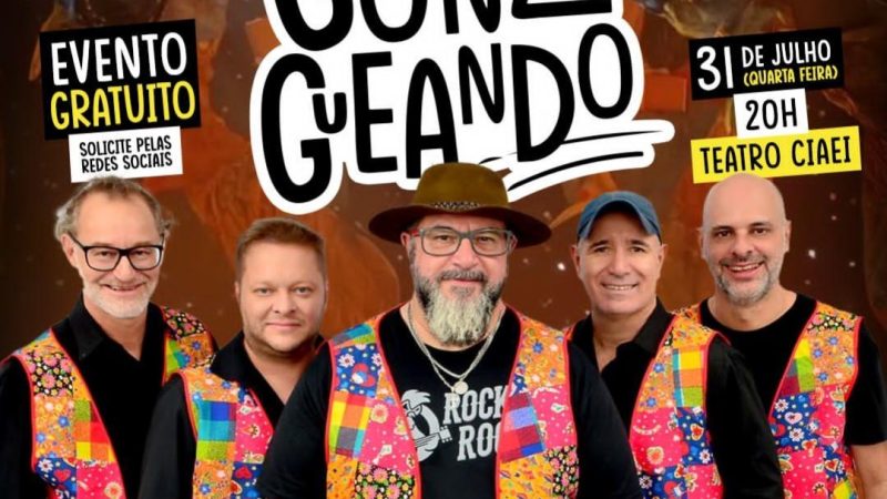 Show Gonzagueando acontece no dia 31 de julho no Ciaei