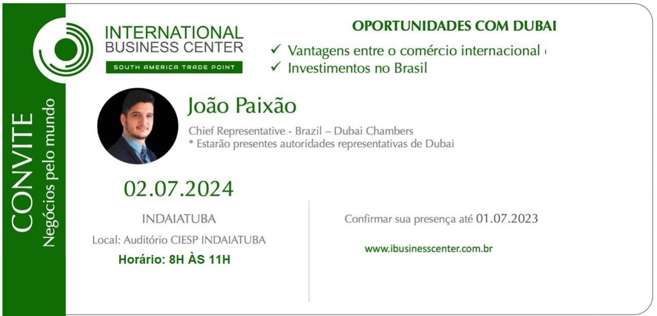 Workshop gratuito "Negócios pelo Mundo" acontece no dia 2 de julho