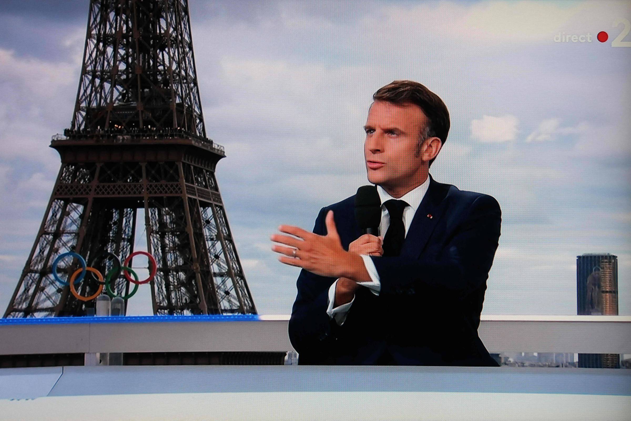 Abertura dos Jogos seguirá ‘plano A’, afirma Macron – 23/07/2024 – Esporte