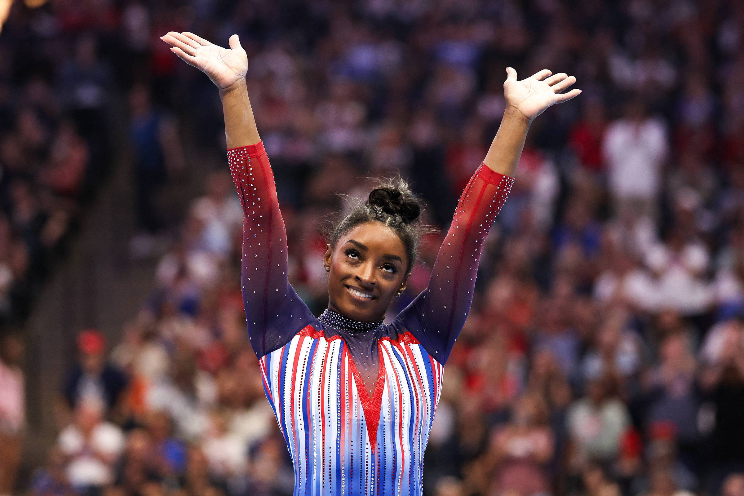 Após chora em Tóquio, Biles quer testar limites em Paris – 05/07/2024 – Esporte