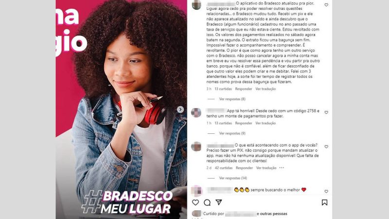 Clientes do Bradesco relatam falhas em aplicativo – 15/07/2024 – Mercado