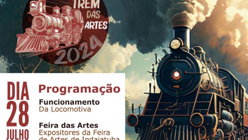 Cultura realiza mais uma edição do Trem das Artes no próximo domingo (28)
