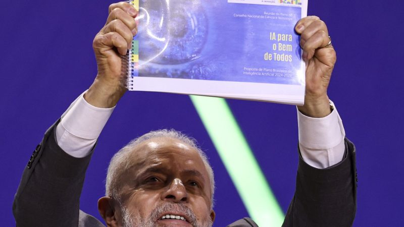 Lula recebe proposta do 1º Plano Brasileiro de Inteligência Artificial
