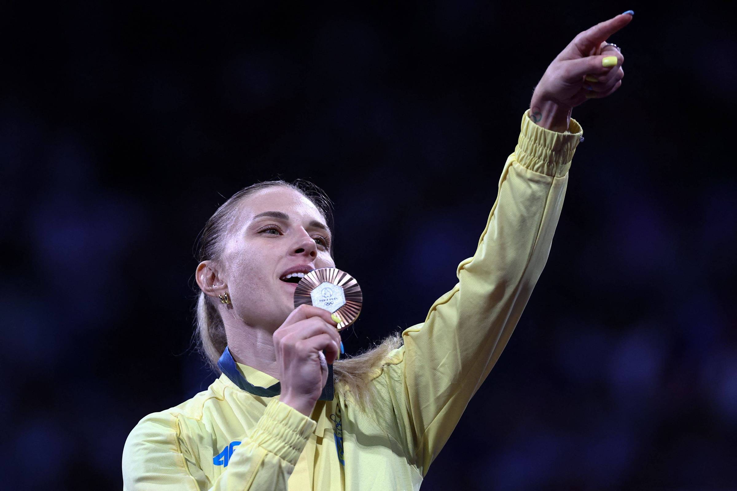 Paris-2024: 1ª medalhista da Ucrânia dedica bronze ao país – 29/07/2024 – Esporte