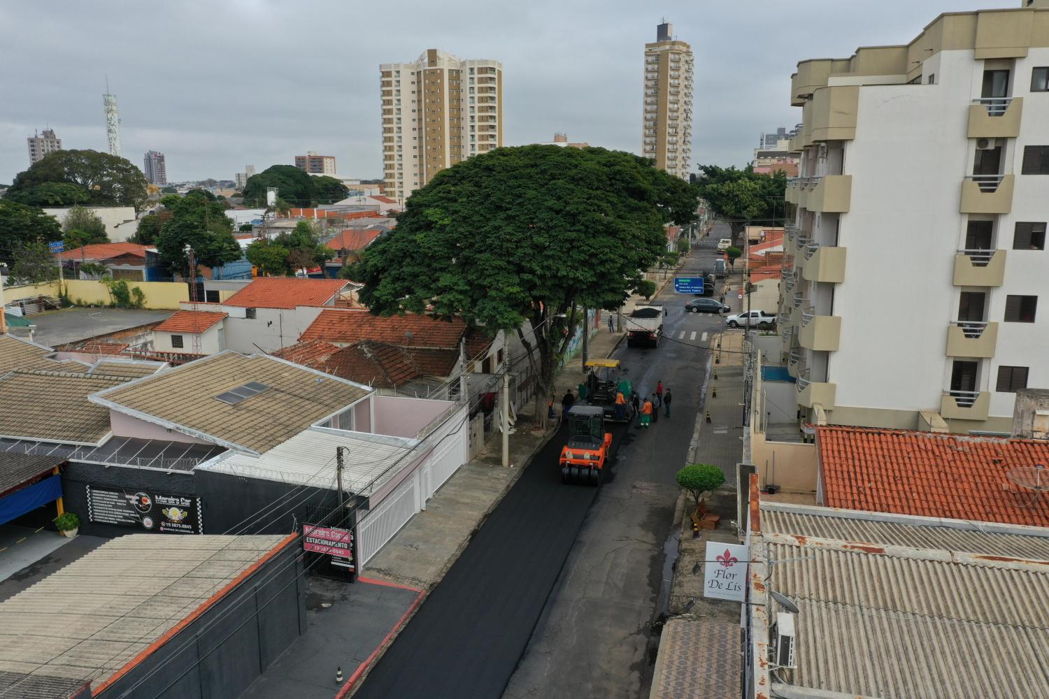 Rua Santos Dumont é beneficiada pelo Plano Municipal de Recapeamento