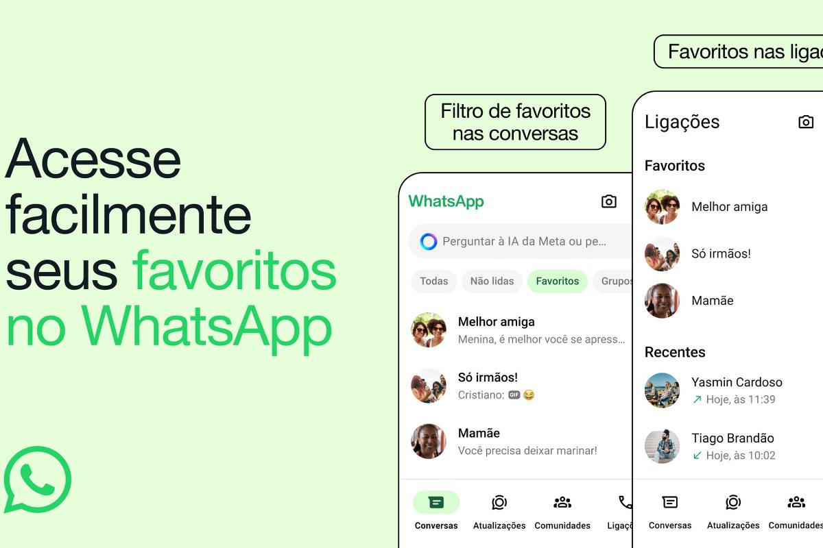 WhatsApp agora permite favoritar contatos; veja como fazer – 16/07/2024 – Tec