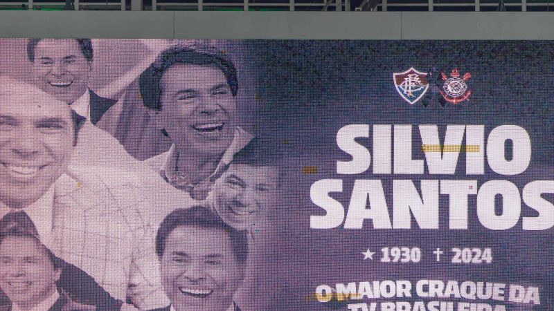 Corinthians e Fluminense fazem homenagem a Silvio Santos – 17/08/2024 – Esporte
